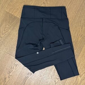 Two Pairs of Lululemon Black Leggings